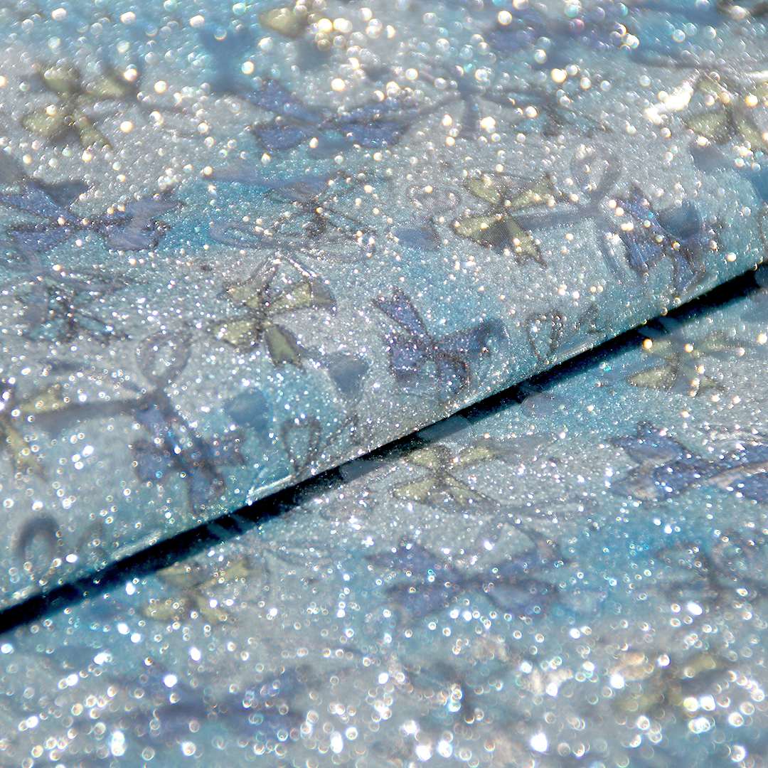 合成糖果蓝蝴蝶结