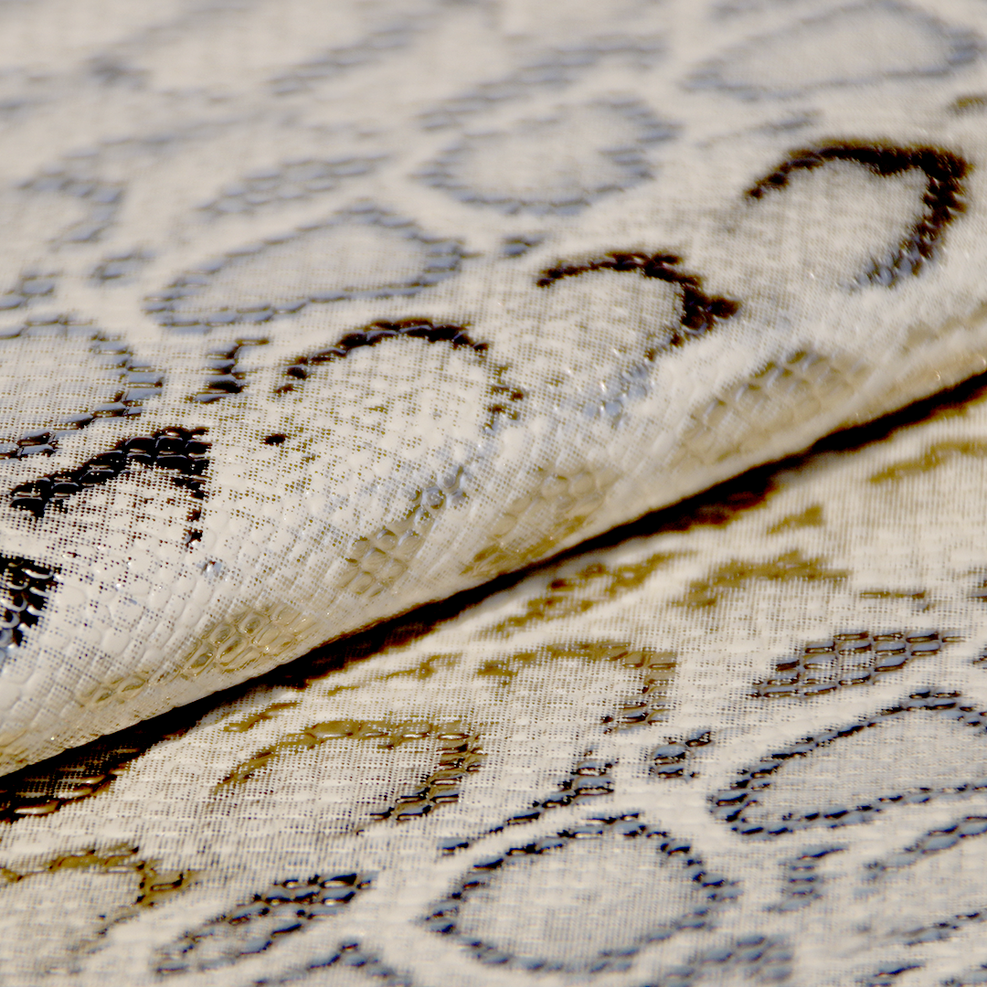 Sintetico Piel de Anaconda Beige