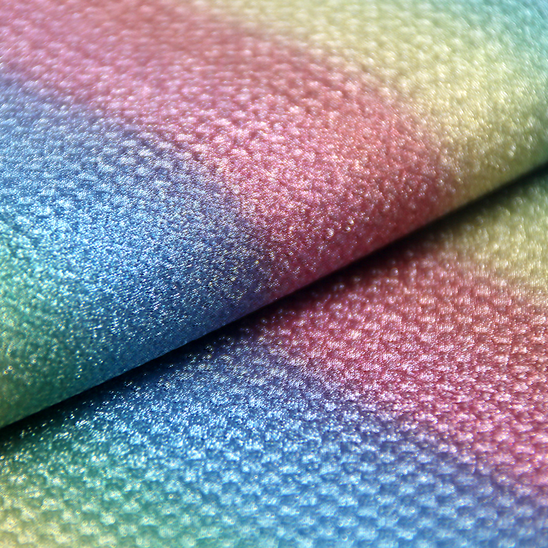 Sintetico Candy Escamas Arcoiris