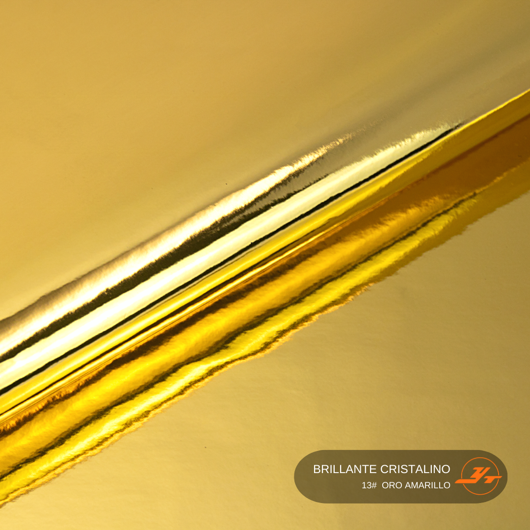 Brillante Cristalino Oro Amarillo (Dorado)