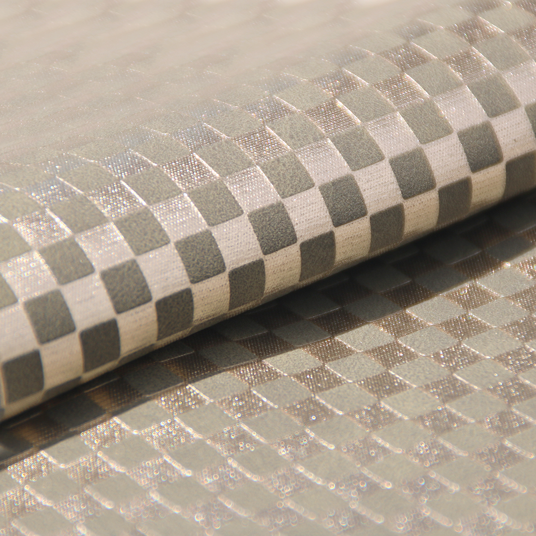 Sintetico Soft Ajedrez Gris Cobre