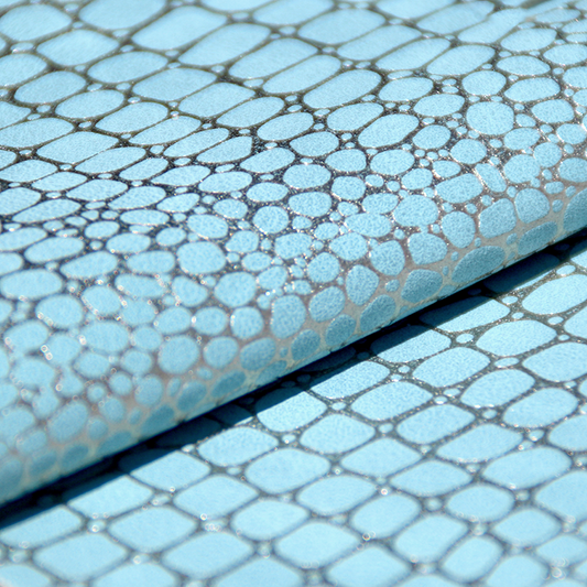 Sintético Soft Reptil Azúl