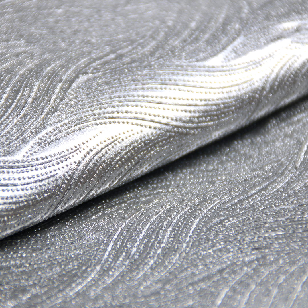 Synthetic Dotted Silver Candy