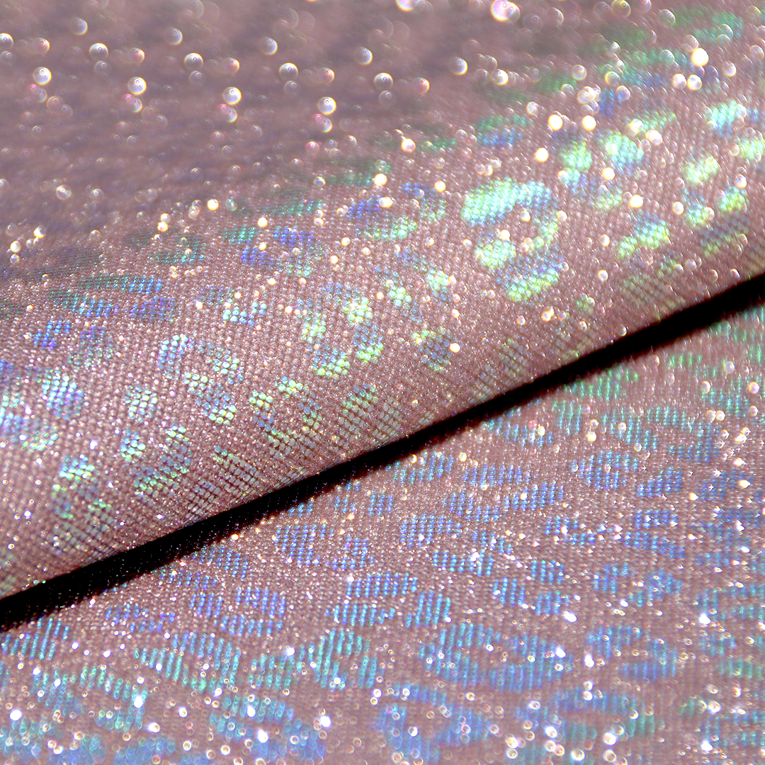 Sintetico Candy Leopardo Iridiscente Melon