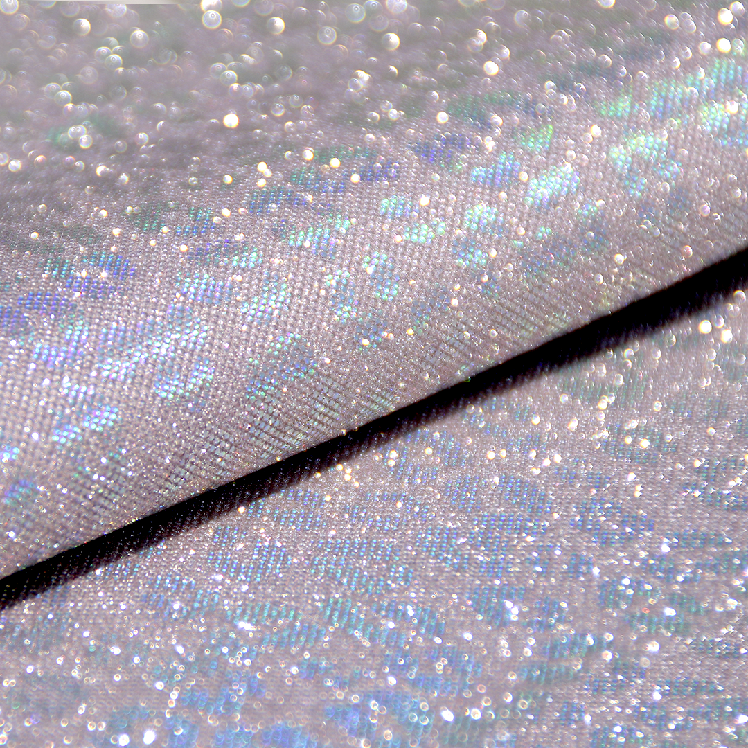 Sintetico Candy Leopardo Iridiscente Lila