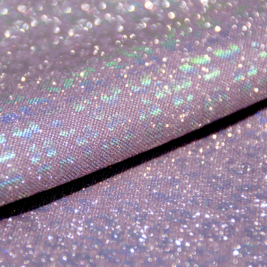 Sintetico Candy Leopardo Iridiscente Rosa