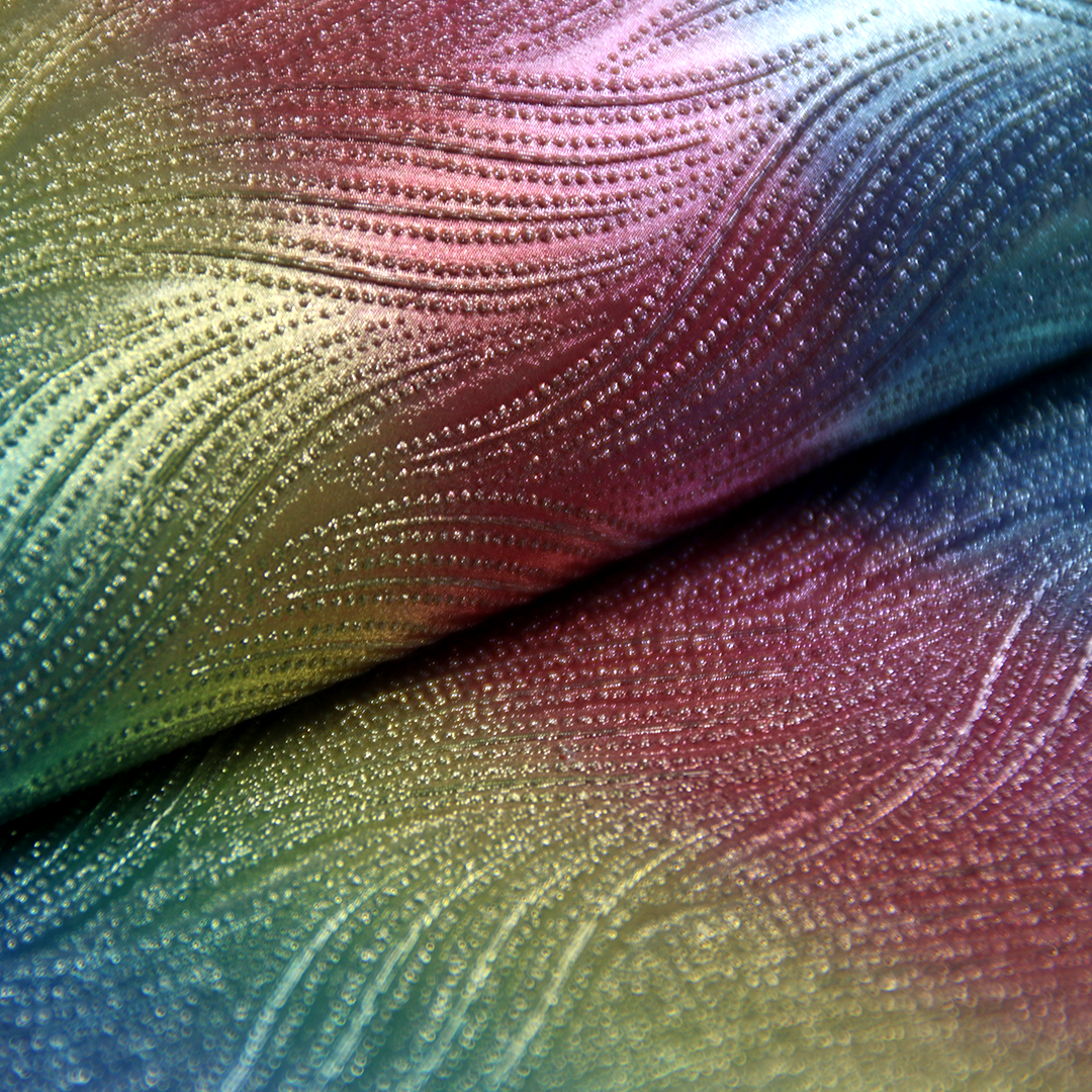 Sintetico Candy Punteado Arcoiris