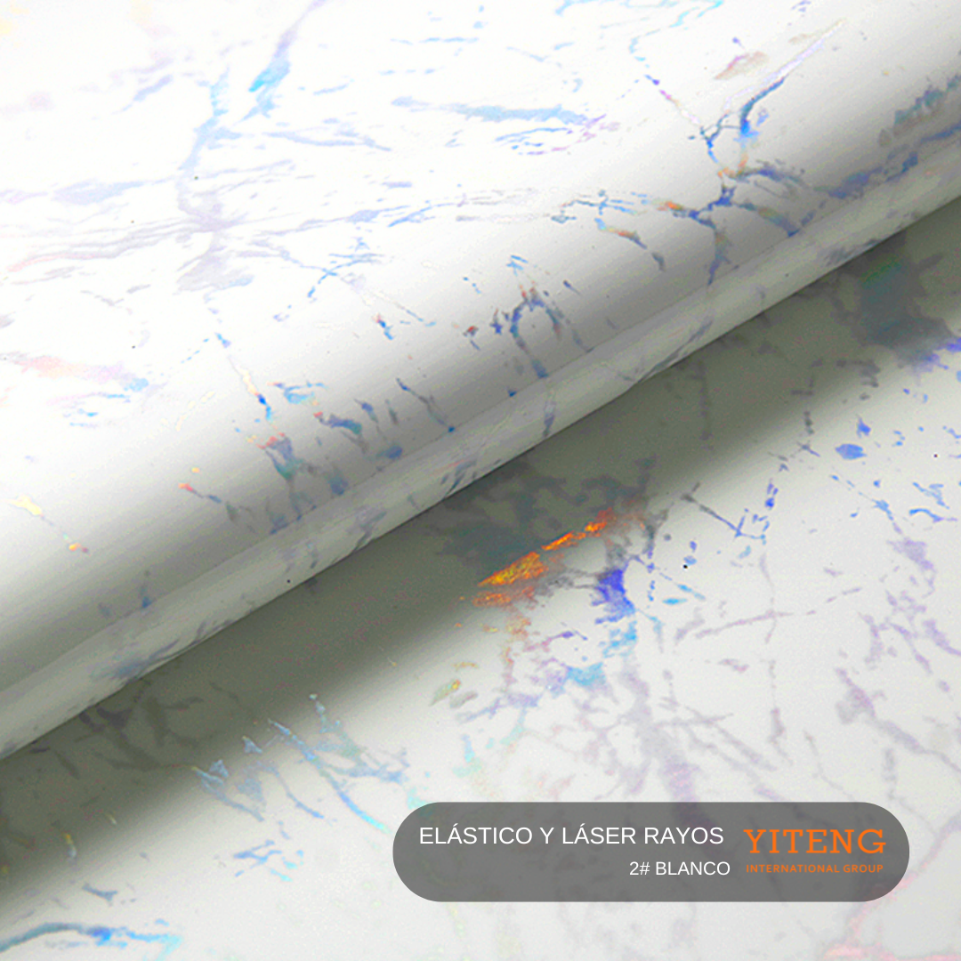 Elastico Laser Rayos Blanco